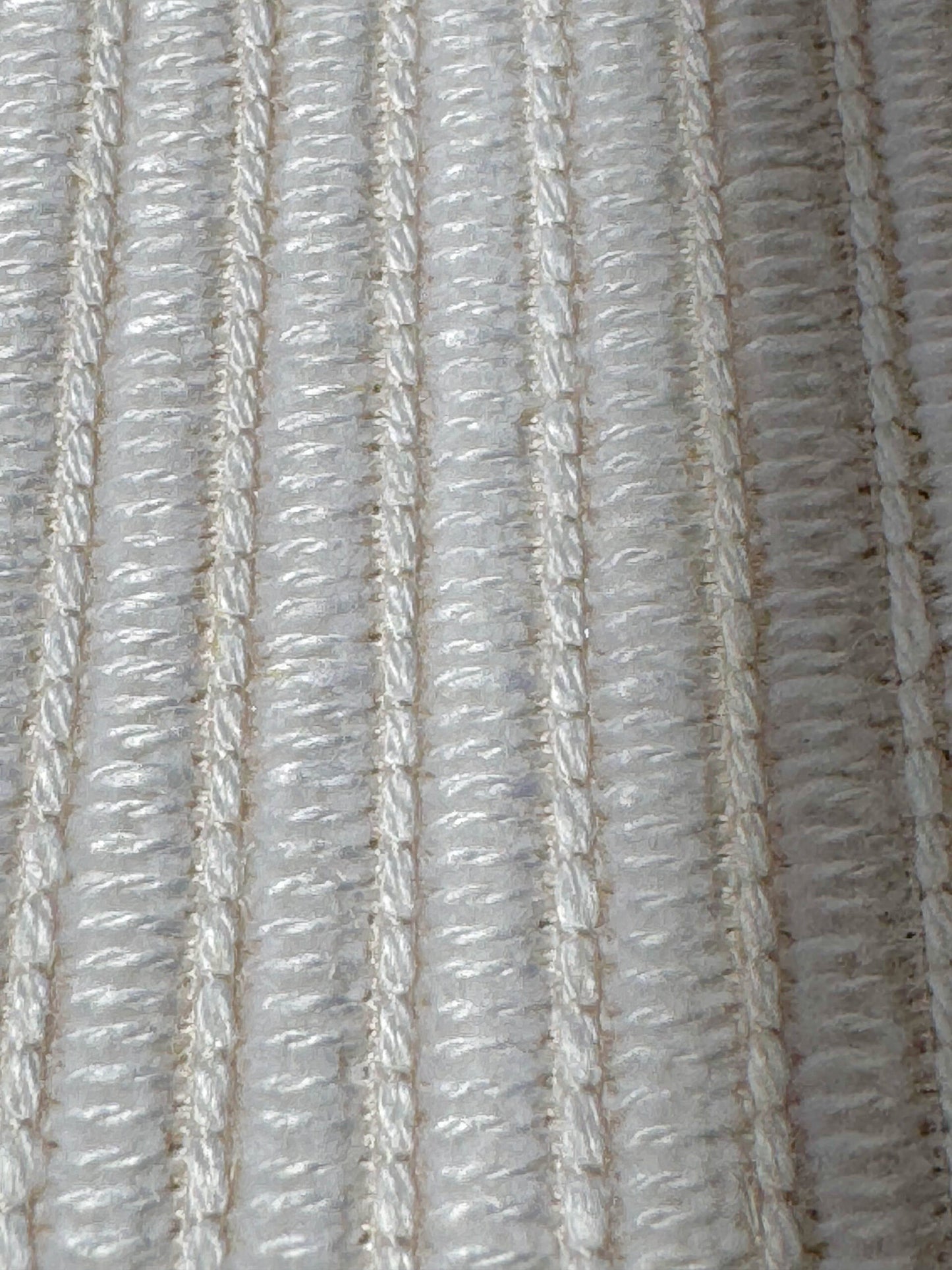 Scalamandre Snow Valley Pure Cream Beige Solid Texture Silk Cotton Linen MSRP USD 178/y