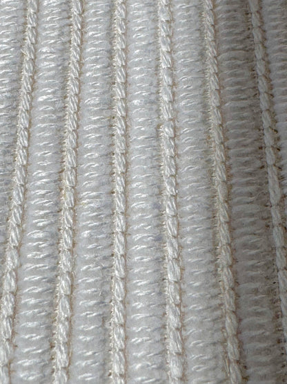 Scalamandre Snow Valley Pure Cream Beige Solid Texture Silk Cotton Linen MSRP USD 178/y