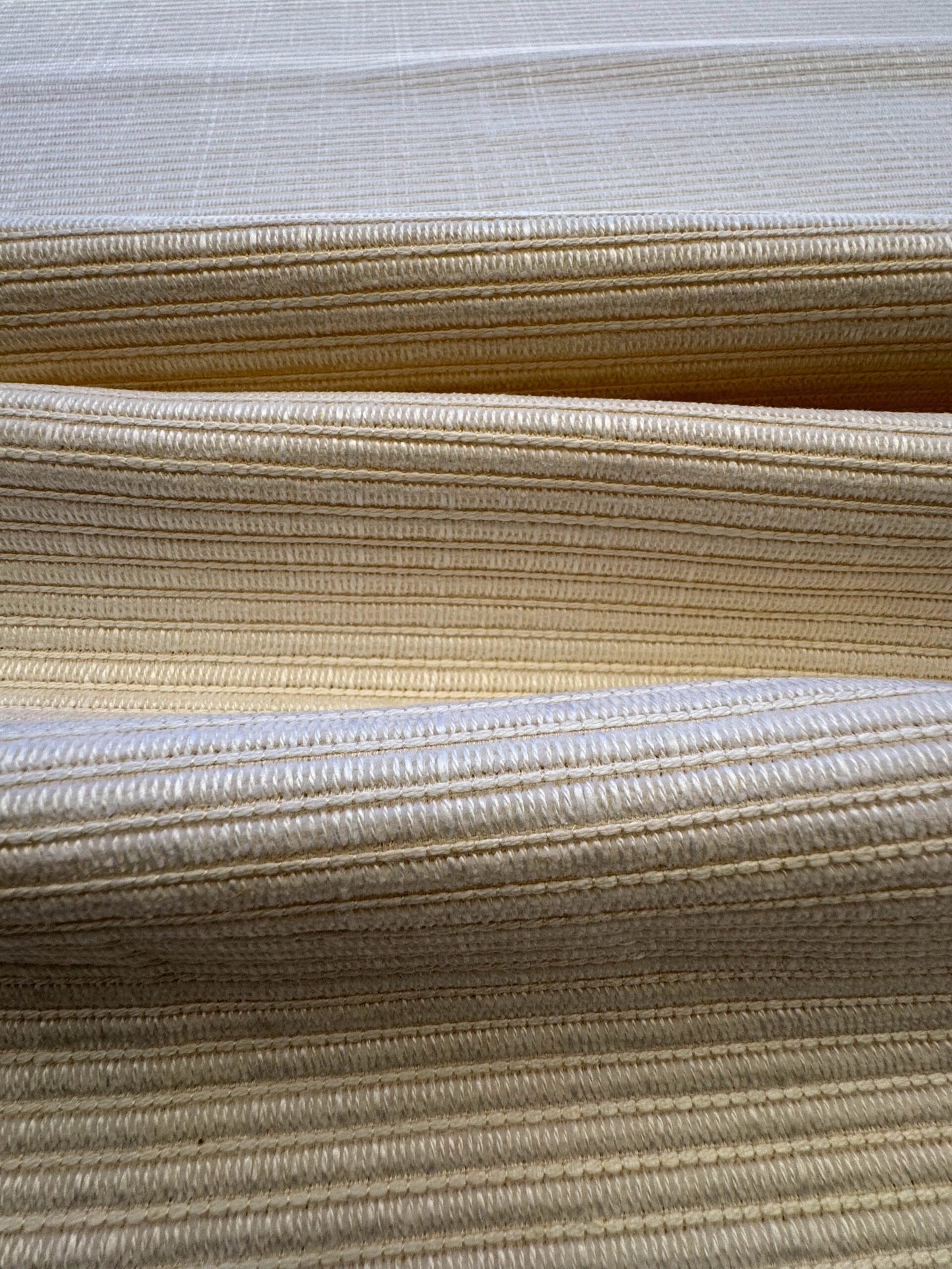 Scalamandre Snow Valley Pure Cream Beige Solid Texture Silk Cotton Linen MSRP USD 178/y