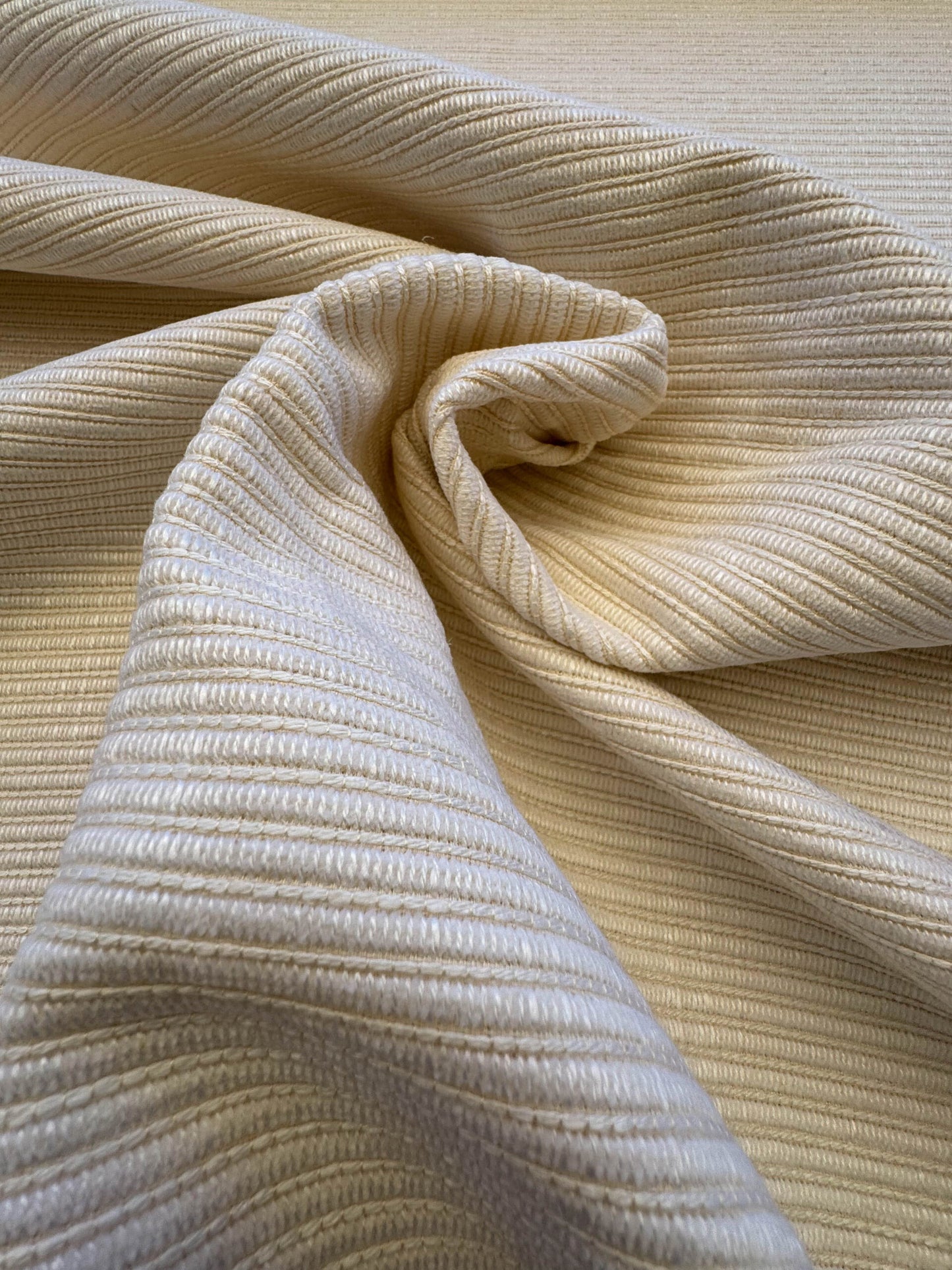 Scalamandre Snow Valley Pure Cream Beige Solid Texture Silk Cotton Linen MSRP USD 178/y