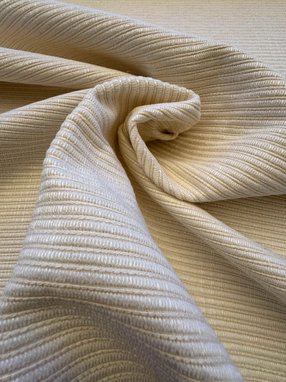 Scalamandre Snow Valley Pure Cream Beige Solid Texture Silk Cotton Linen MSRP USD 178/y