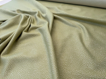 Robert Allen Beacon Hill Speckled Peridot Silk Cotton Cashmere Blend in Pale Green Silver Small Texture