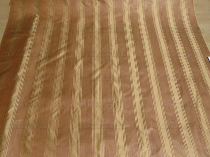 Kravet Couture Manisse Moire Stripe "nutmeg" Silk MSRP USD 157/Y