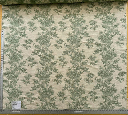 Scalamandre Arles Green Floral Botanical Cotton Linen MSRP USD 196/y