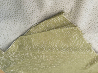 Robert Allen Beacon Hill Speckled Peridot Silk Cotton Cashmere Blend in Pale Green Silver Small Texture