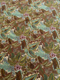 Scalamandre Tropical Paisley - Cream Green Brown