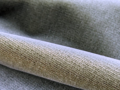 Scalamandre Folio Thyme Green Superb Silk Velvet With Cuddly Silk Pile Yet Durable brown MSRP USD 566/y