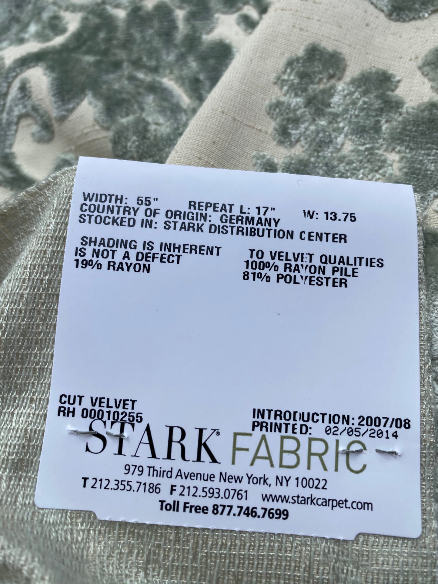 4 Berkbox80 Square Velvet by Grey Watkins Riggato Graziella Jade MSRP USD470/y