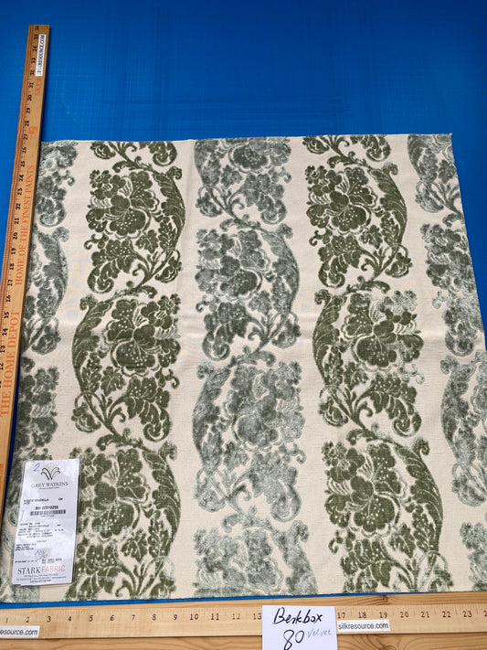 5 Berkbox80 Square Velvet by Grey Watkins Riggato Graziella Jade MSRP USD470/y