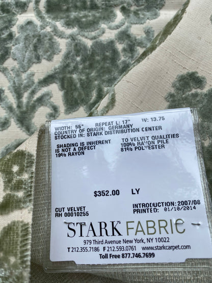 6 Berkbox80 Square Velvet by Grey Watkins Riggato Graziella Jade MSRP USD470/y