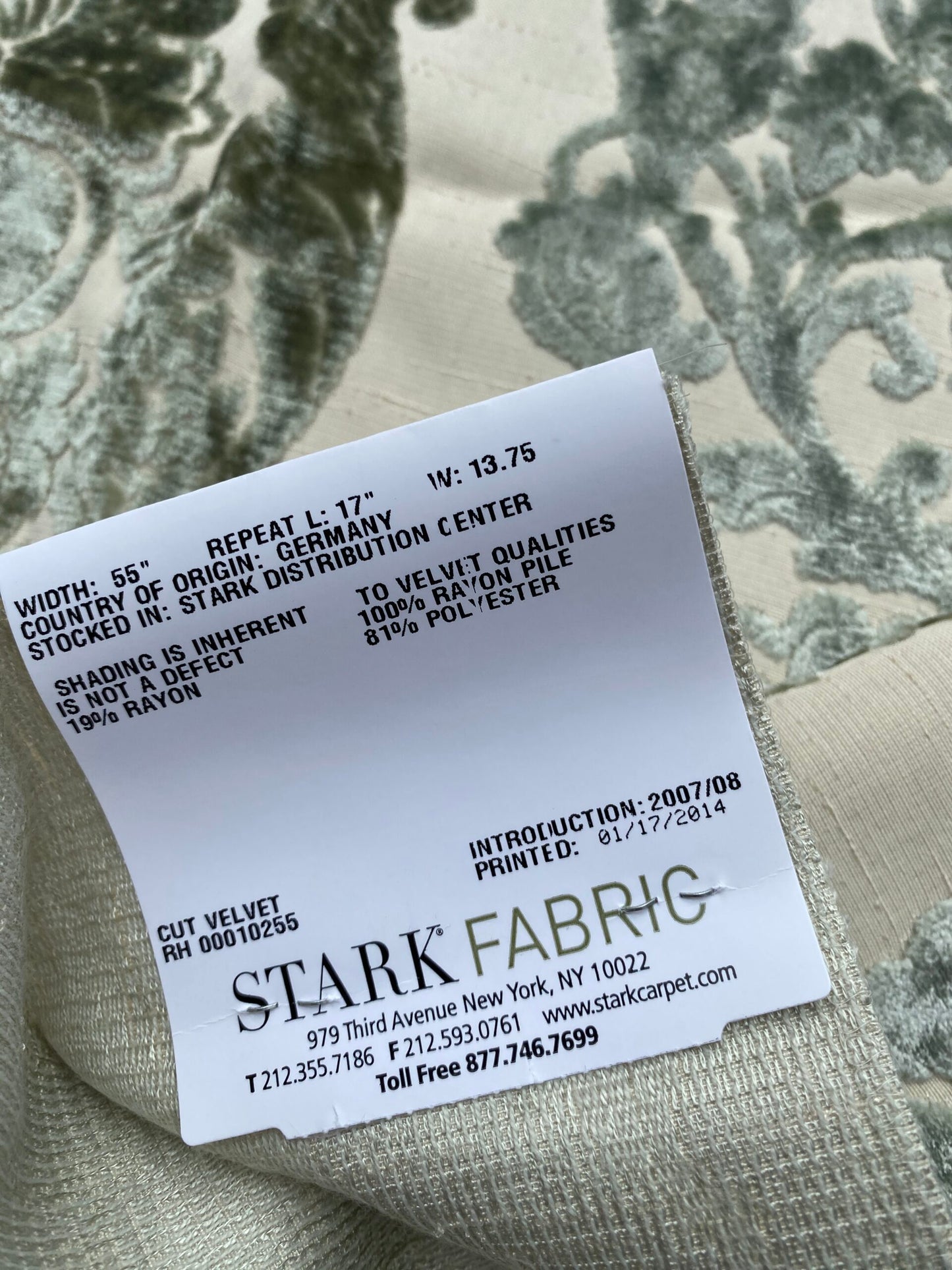 7 Berkbox80 Square Velvet by Grey Watkins Riggato Graziella Jade MSRP USD470/y