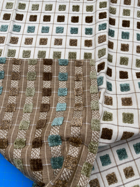 9 Berkbox80 Square Velvet by Old World Weavers Outdoor San Marco Seafoam Square Pattern MSRP USD272/y