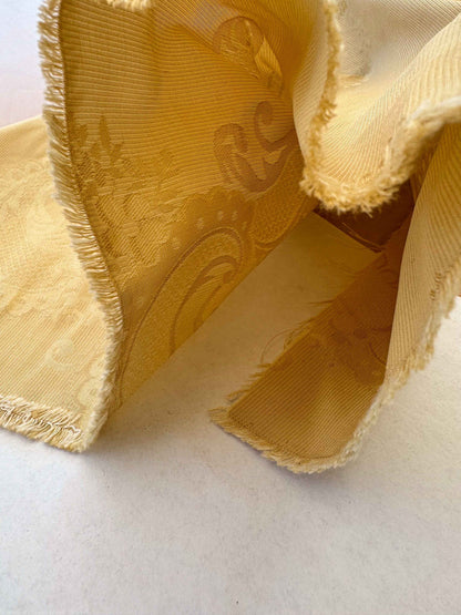 Scalamandre Floral Botanical Brown Beige Embroidery Historical 1.2y