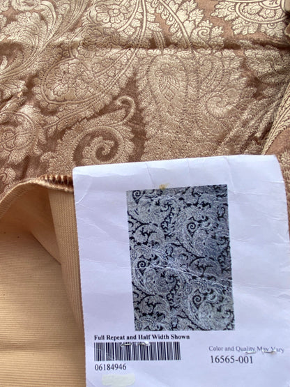 19 Berkbox80 Square Velvet by Scalamandre Palermo Velvet Paisley Copper Brown MSRP USD628/y