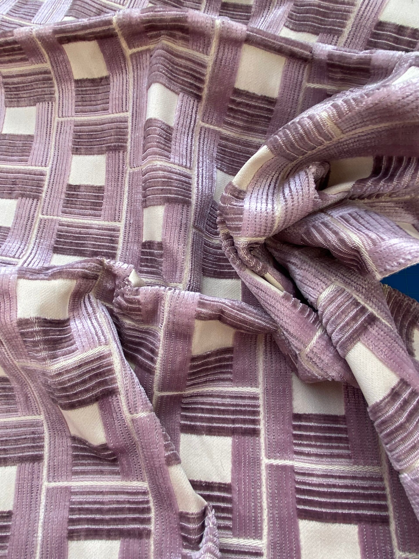 20 Berkbox80 Square Velvet by Grey Watkins Saint Amand Lavender 34" L x 26" wide MSRP USD424/y