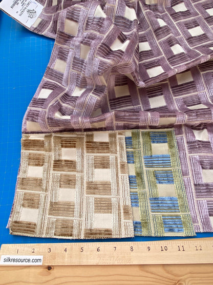 20 Berkbox80 Square Velvet by Grey Watkins Saint Amand Lavender 34" L x 26" wide MSRP USD424/y