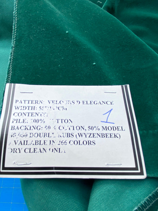 2 Berkbox81 Square Velvet Velours Elegance Green Solid  Cotton MSRP USD 300+/y