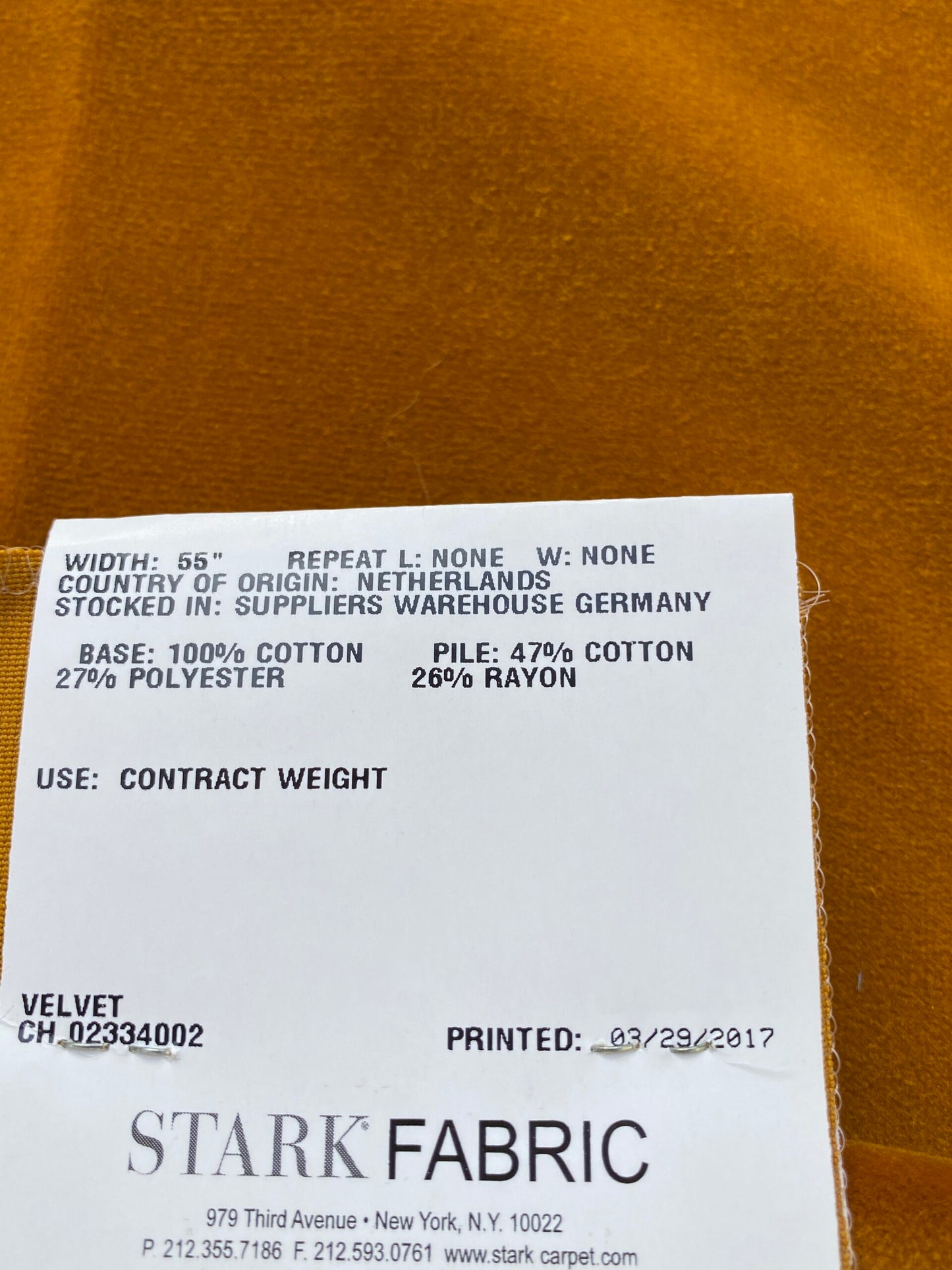 3 Berkbox81 Square Velvet by Christian Fischbacher Visconte II Butterscotch Orange Solid 26"L x 13"W MSRP USD 300+/y