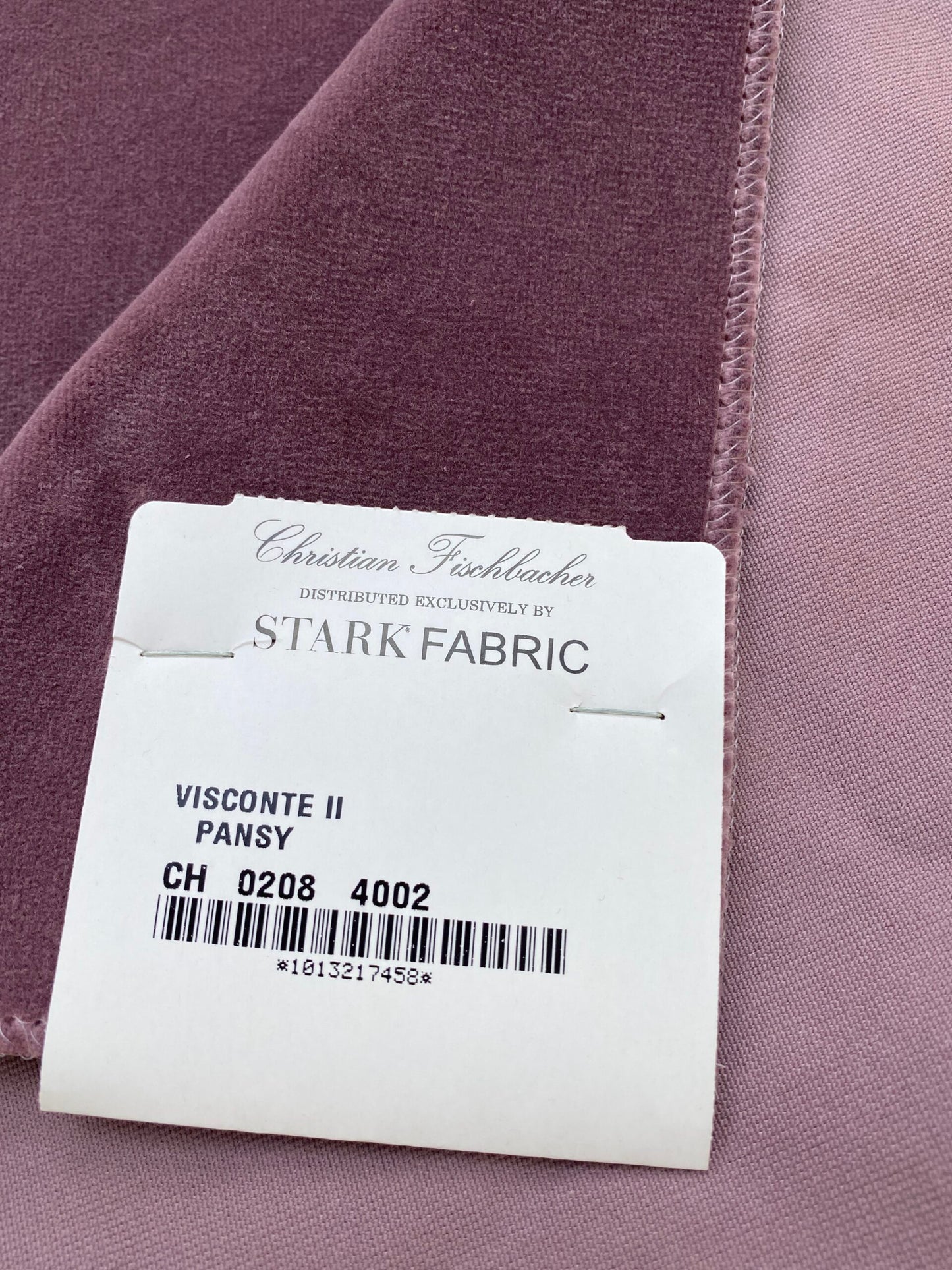 7 Berkbox81 Square Velvet by Christian Fischbacher Visconte II Pansy Purple  Solid 26"L X 26"W  MSRP USD 300+/y