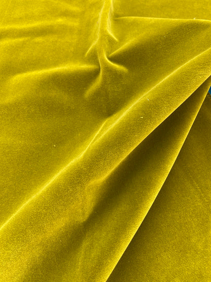 11 Berkbox81 Square Velvet by Christian Fischbacher Visconte II Moss Green Solid MSRP USD 300+/y