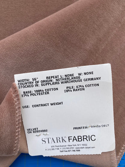 15 Berkbox81 Square Velvet by Christian Fischbacher Visconte II Allium Brown Solid MSRP USD 300+/y