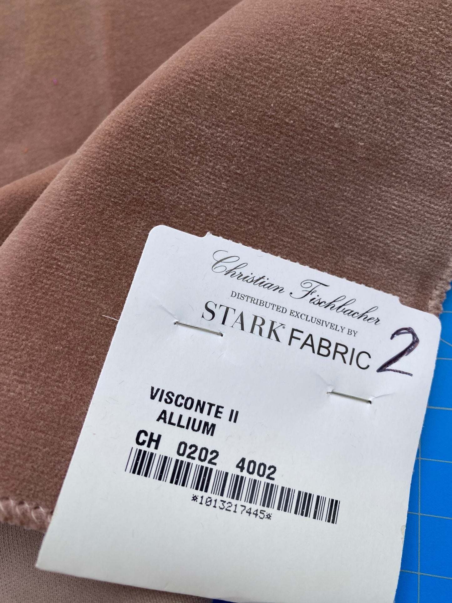 16 Berkbox81 Square Velvet by Christian Fischbacher Visconte II Allium Brown Solid 26"L x 12"W  MSRP USD 300+/y