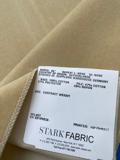 19 Berkbox81 Square Velvet by Christian Fischbacher Visconte II Manilla White Cream Solid 26"L x 26"W  MSRP USD 300+/y