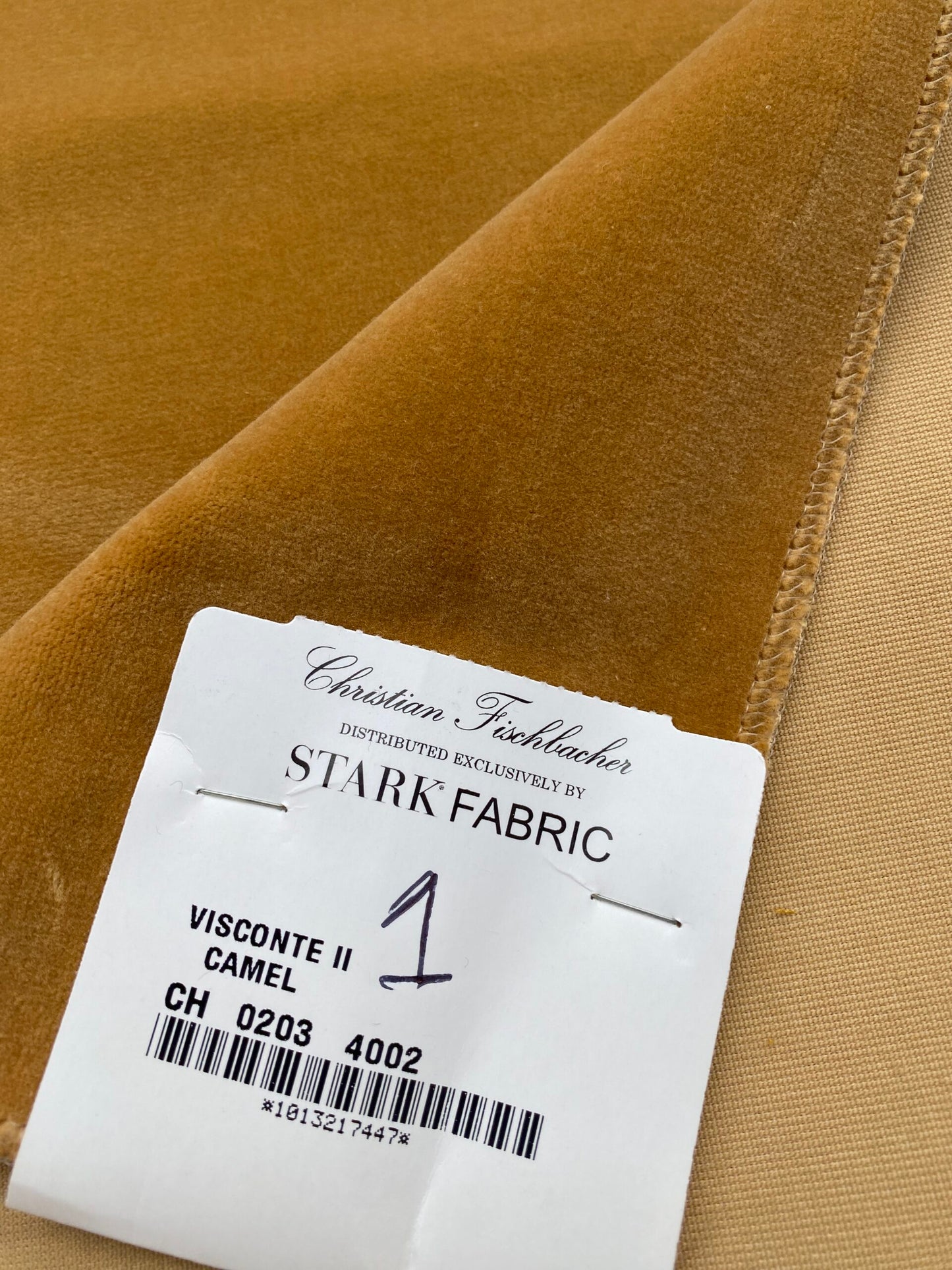 19 Berkbox81 Square Velvet by Christian Fischbacher Visconte II Camel Light Brown Solid 26"L x 26"W  MSRP USD 300+/y