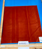 21 Berkbox81 Square Velvet by Christian Fischbacher Visconte II Tabasco Deep Orange Solid 26"L x 26"W  MSRP USD 300+/y