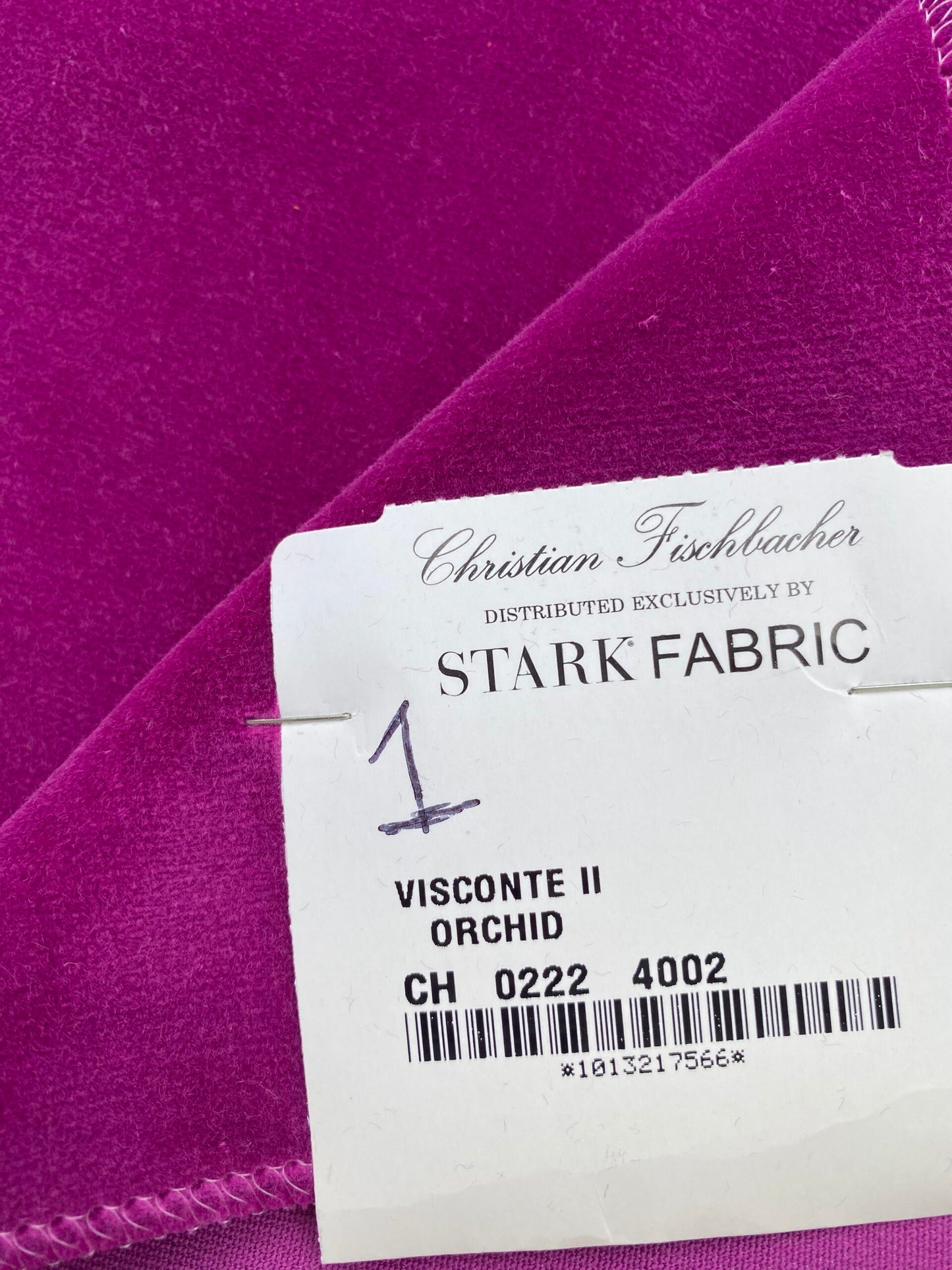 23 Berkbox81 Square Velvet by Christian Fischbacher Visconte II Orchid Pink Solid 26"L x 26"W  MSRP USD 300+/y