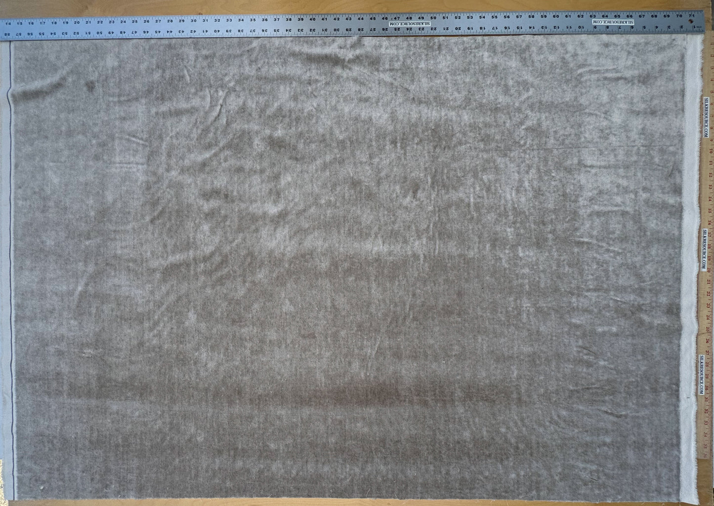 Lino Velvet in Natural Light Brown  Very Durable Heavy Linen Velvet