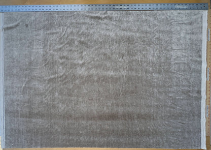 Lino Velvet in Natural Light Brown  Very Durable Heavy Linen Velvet