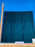 1 Berkbox82 Square Velvet by Christian Fischbacher Visconte II Teal Green Solid 26"L x 26"W  MSRP USD 300+/y