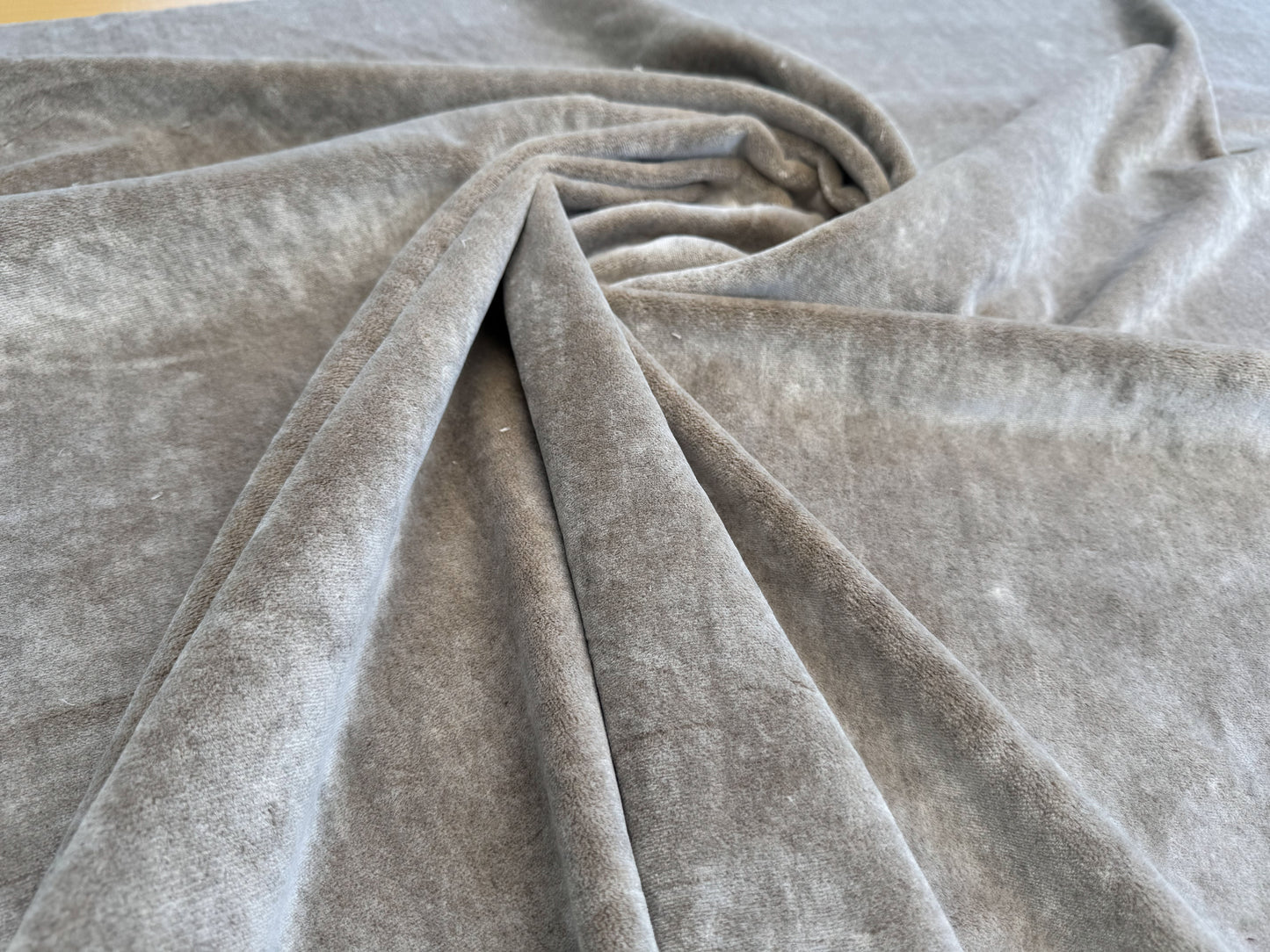 Lino Velvet in Natural Light Brown  Very Durable Heavy Linen Velvet