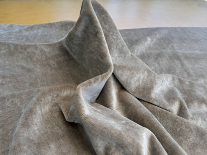 Lino Velvet in Natural Light Brown  Very Durable Heavy Linen Velvet