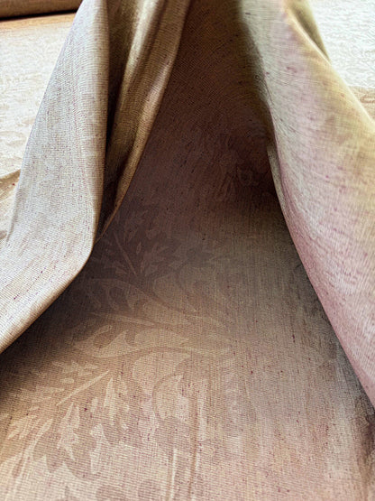 by yard Scalamandre Damask Gold Renaissance Medallion Fortuny Style Reversible