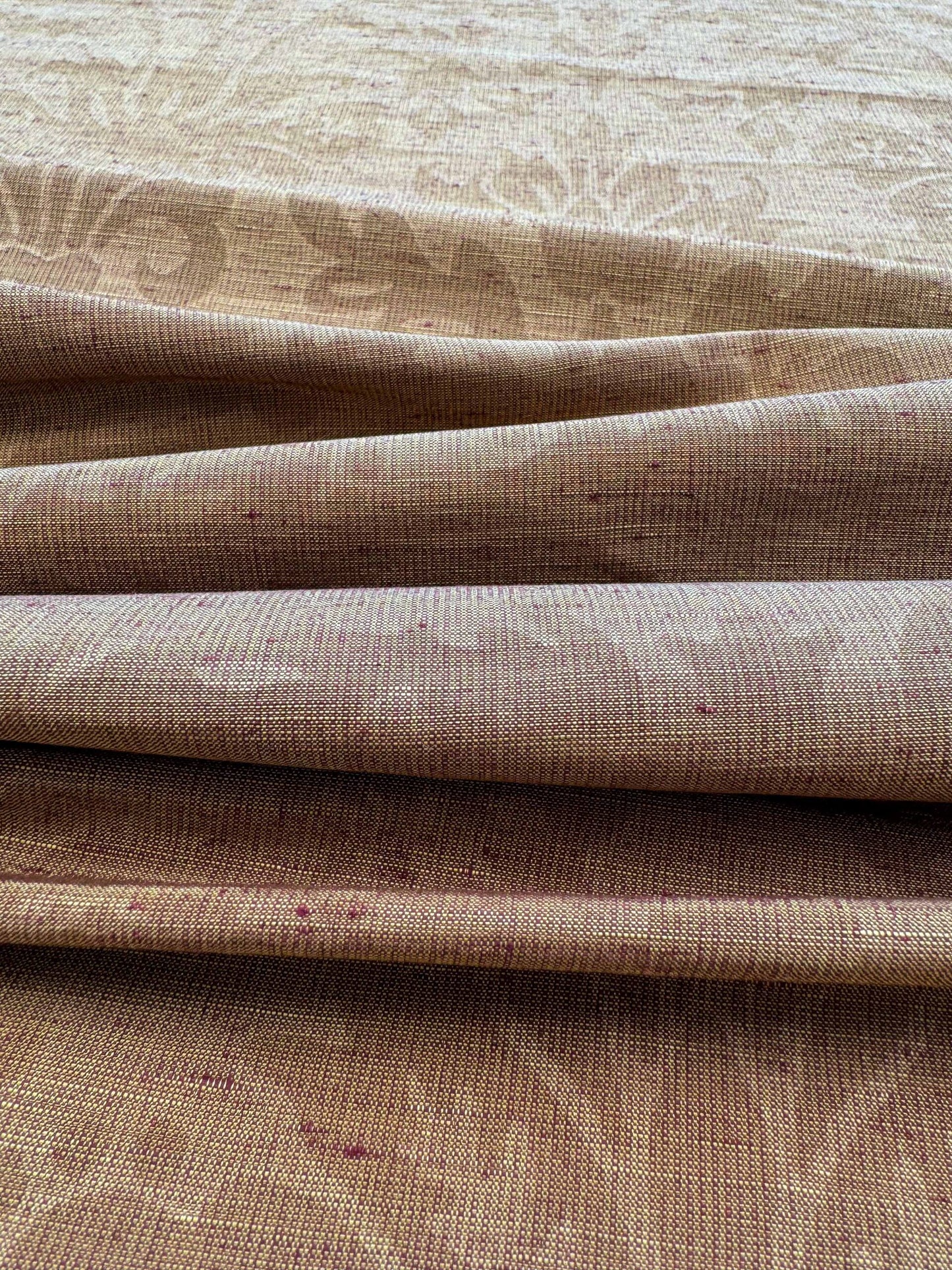 by yard Scalamandre Damask Gold Renaissance Medallion Fortuny Style Reversible