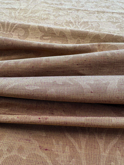 by yard Scalamandre Damask Gold Renaissance Medallion Fortuny Style Reversible