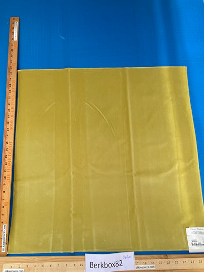 15 Berkbox82 Square Velvet by Christian Fischbacher Visconte II Split Pea Light Green Solid 26"L x 26"W  MSRP USD 300+/y