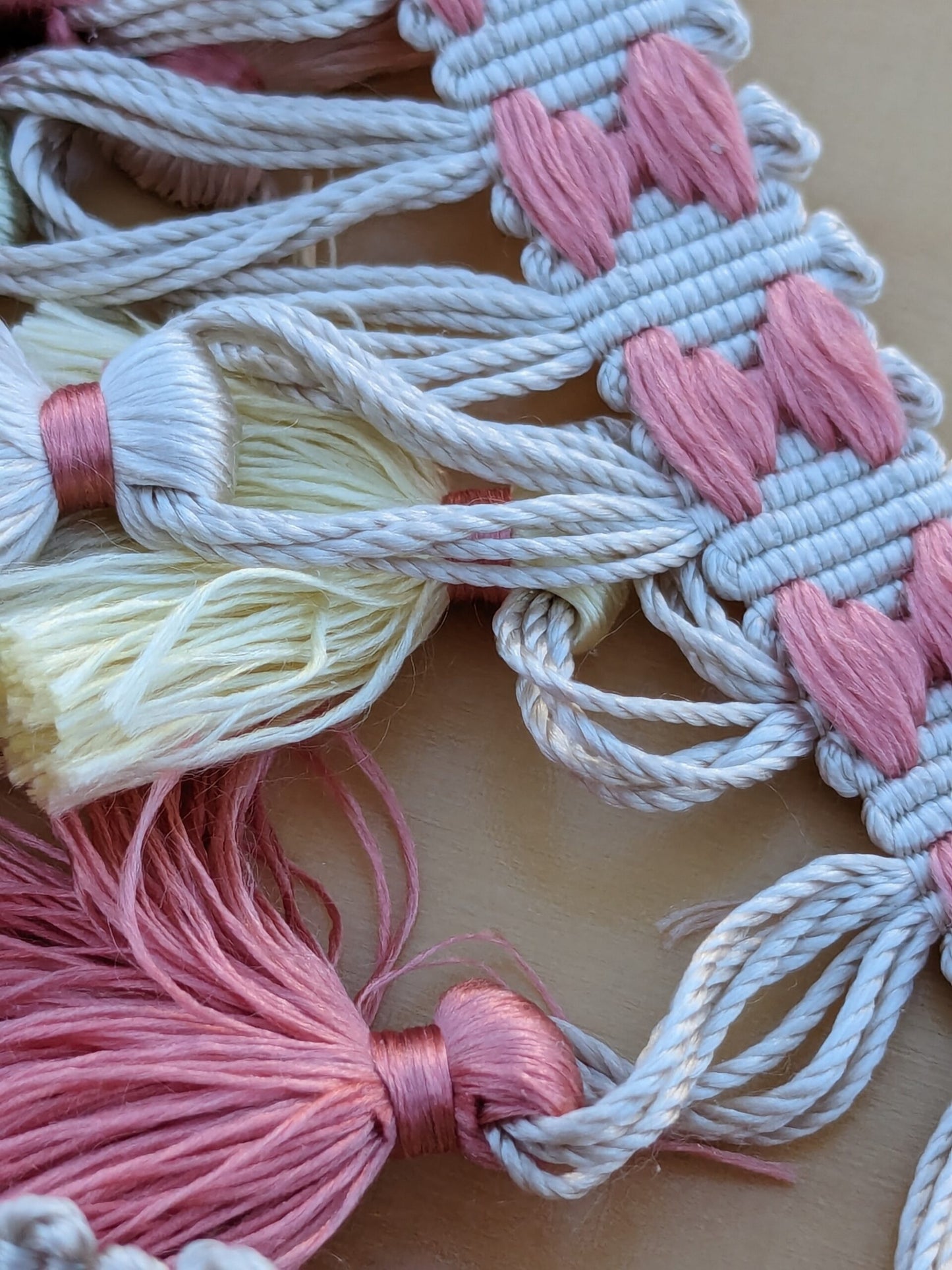 Scalamandre Silk Trim Follies Pink Green Yellow Tassel Coral Trim MSRP USD 260/Y