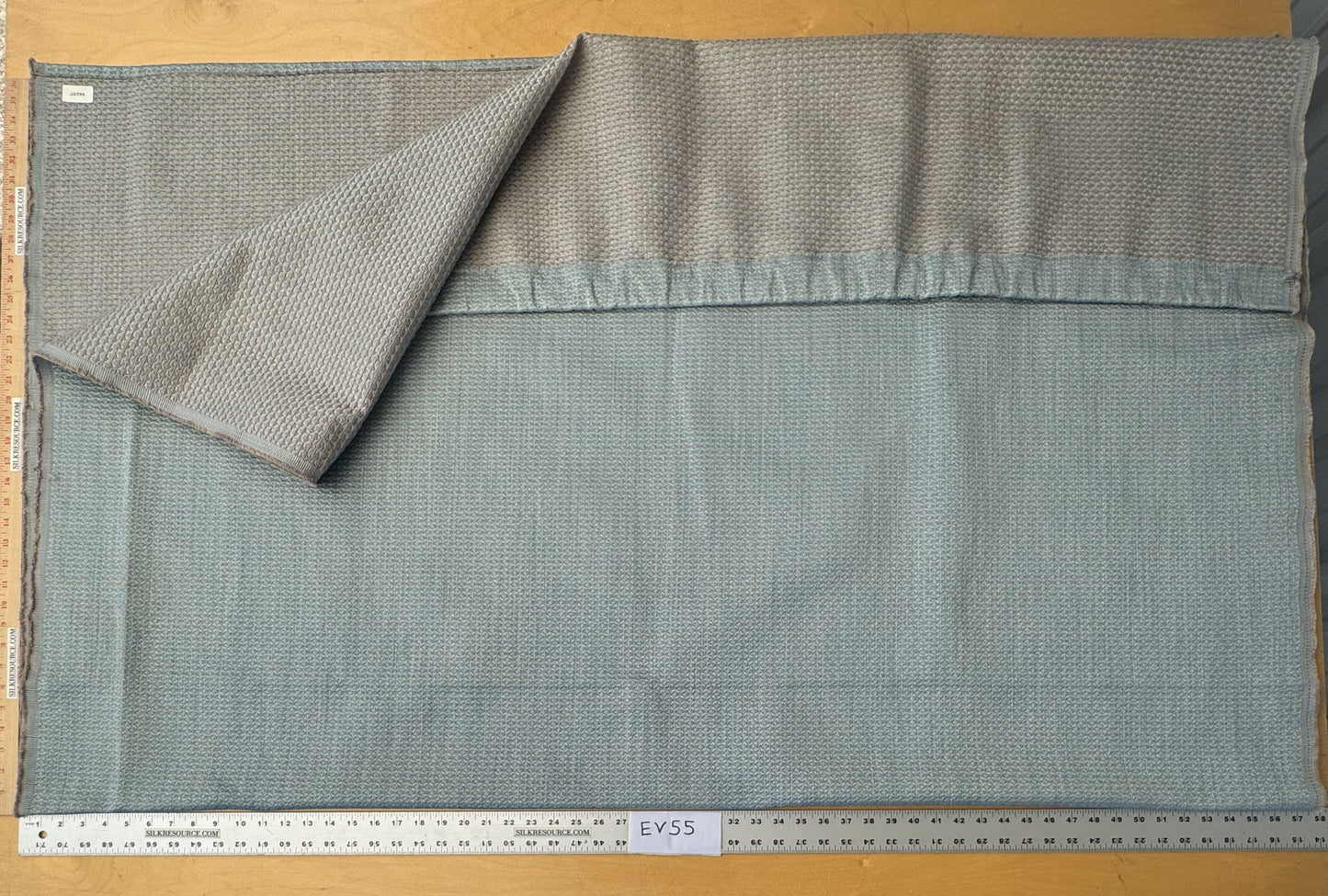 2.4 yards Scalamandre Leleivre Odeon Nattier Gray Metallic Small Scale Texture Cotton