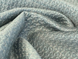 2.4 yards Scalamandre Leleivre Odeon Nattier Gray Metallic Small Scale Texture Cotton