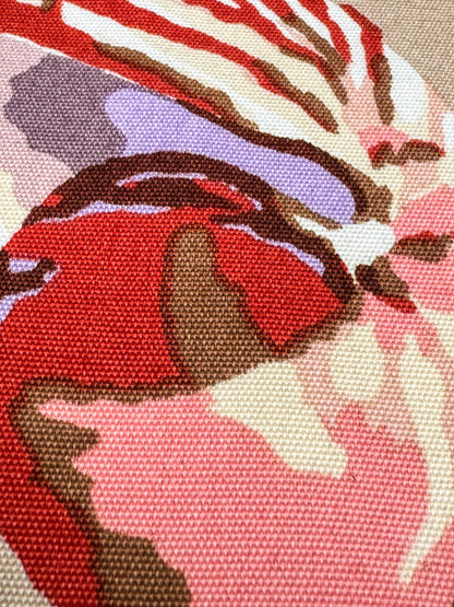 3.8y Scalamandre Les Coquillages Bird Animal Stripe Nautical Ocean Seashell