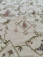 Scalamandre Imperial Court Chinoiserie Toile - Cream White