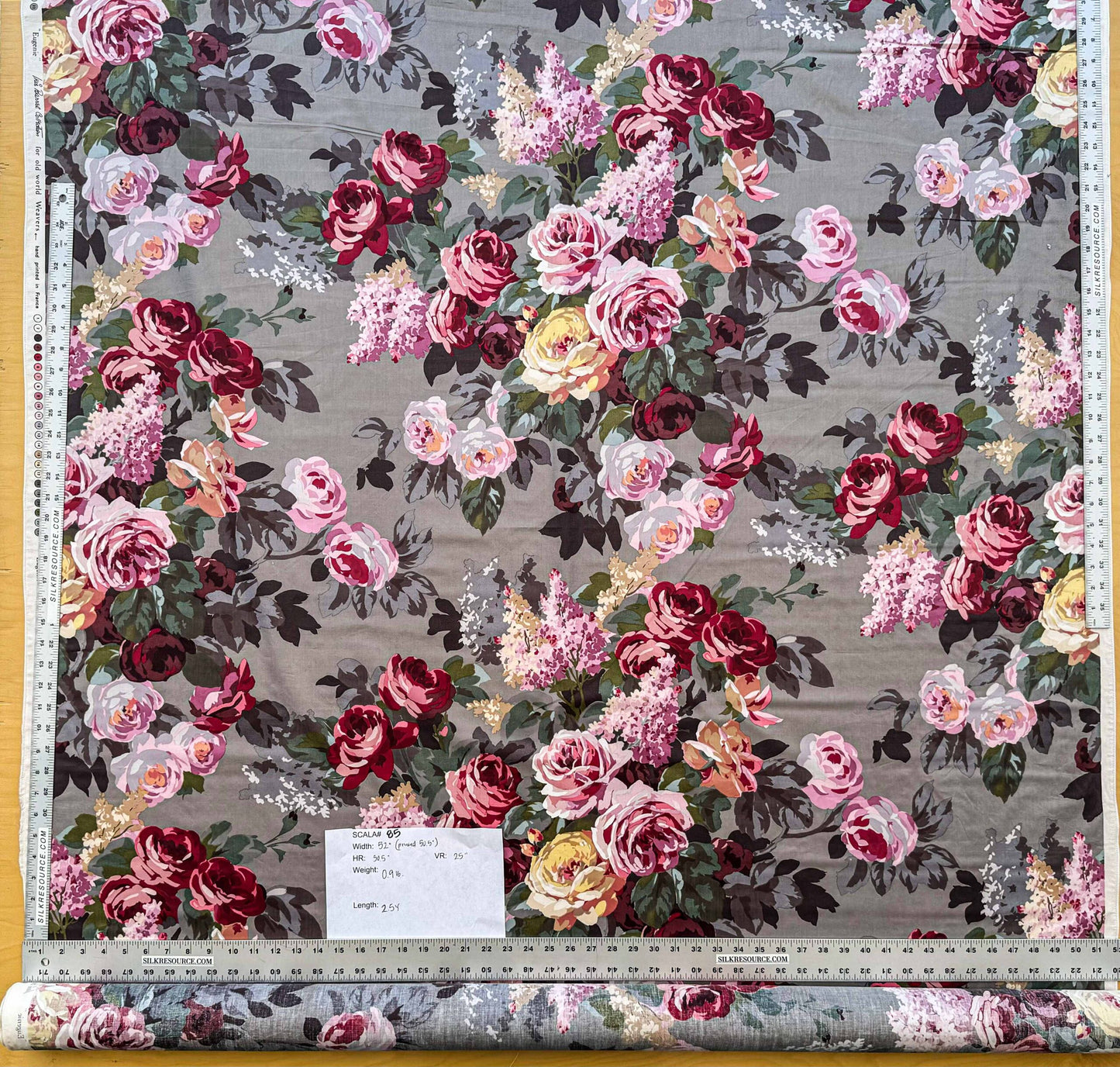 2.5y Scalamandre Eugenie Flowers Botanical Floral Tree Foliage