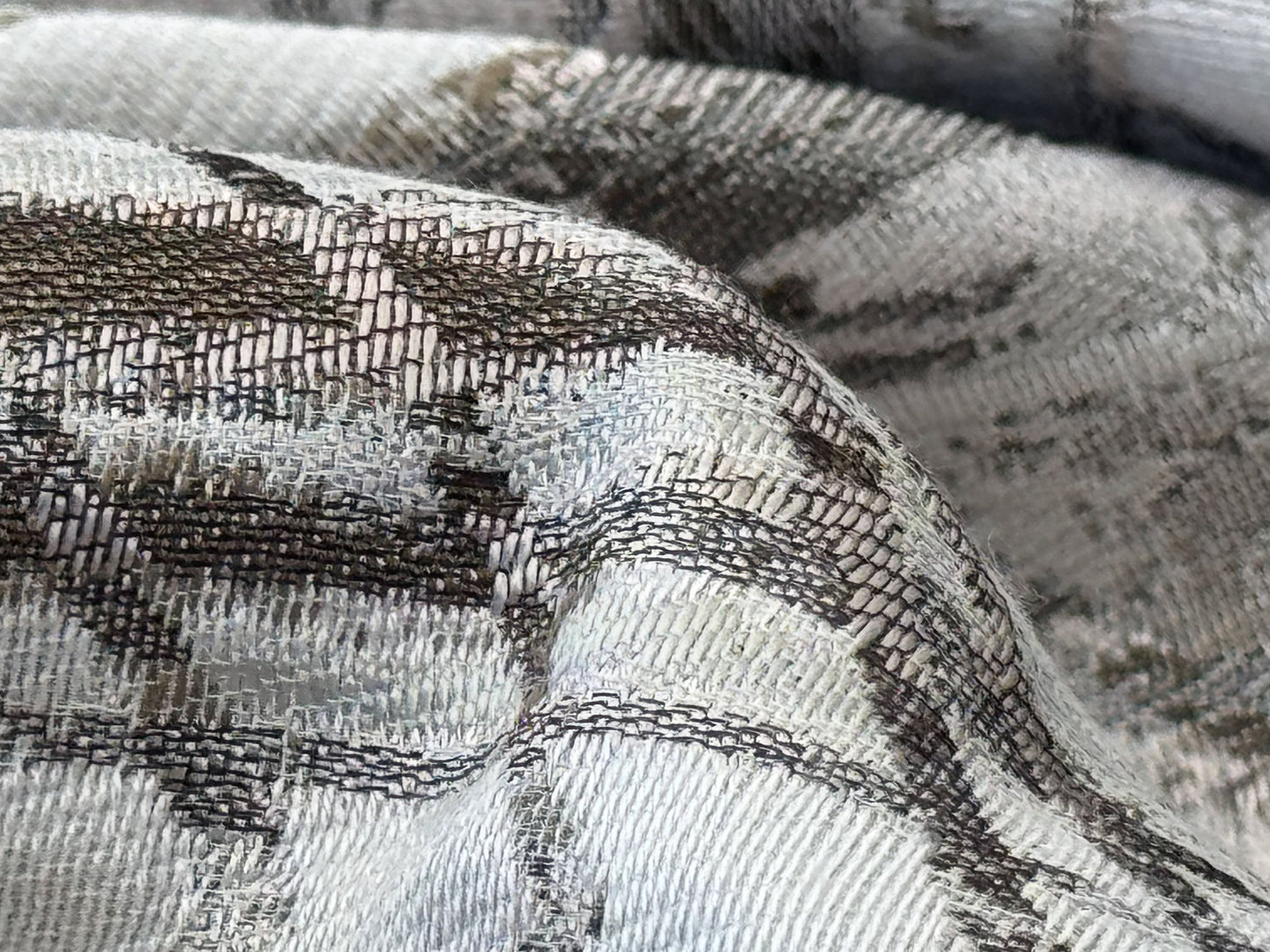 2.4 yards Scalamandre Aldeco Bohemian Shadow Beige Nude Jacquard Abstract