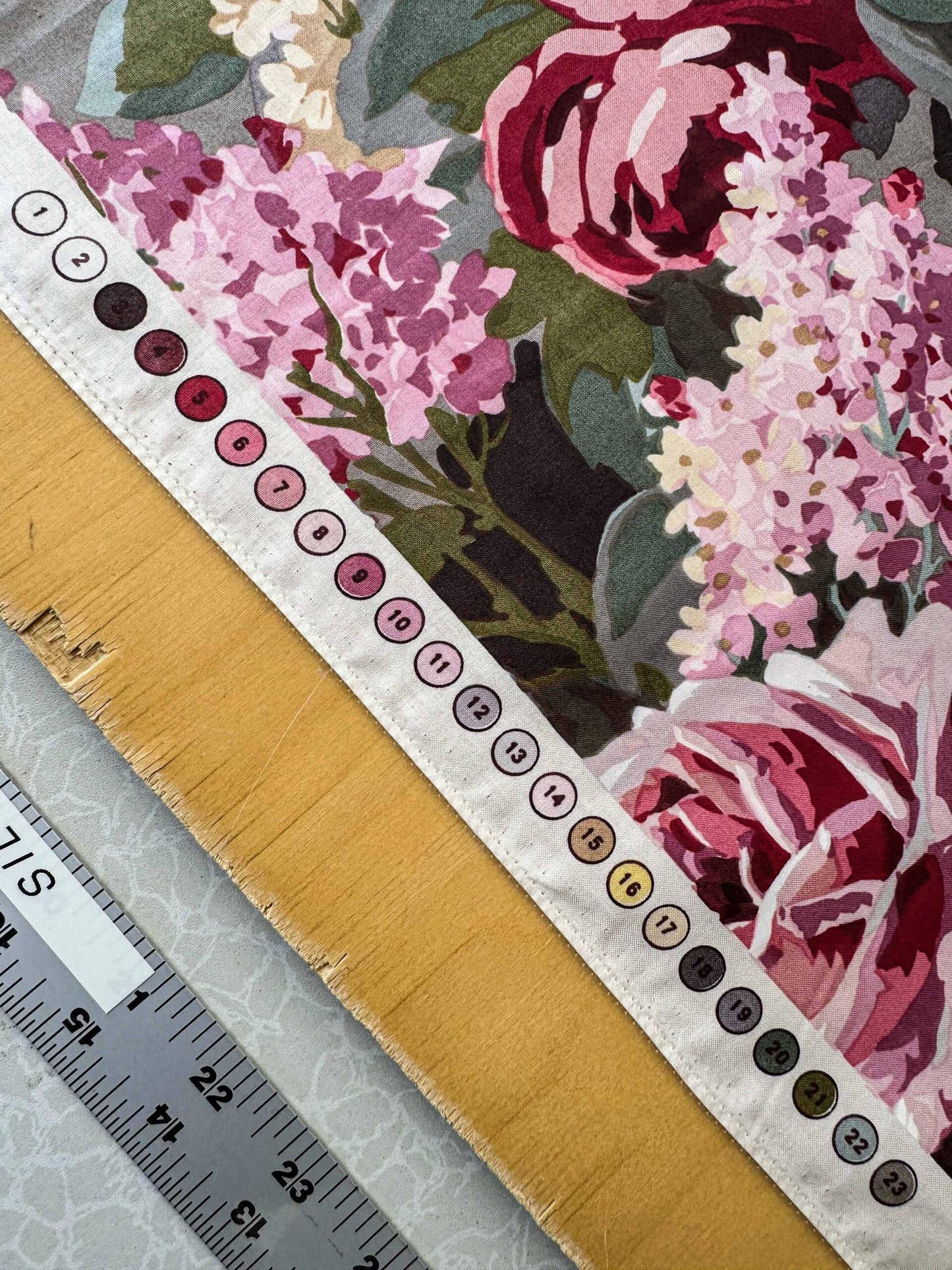 2.5y Scalamandre Eugenie Flowers Botanical Floral Tree Foliage