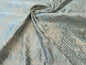 1.4 yards Scalamandre Lelievre Nami Opaline Large Jacquard Abstract Linen Silk Metallic Gray Brown