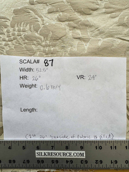 by yard Scalamandre Beige Damask French Court Silk Renaissance