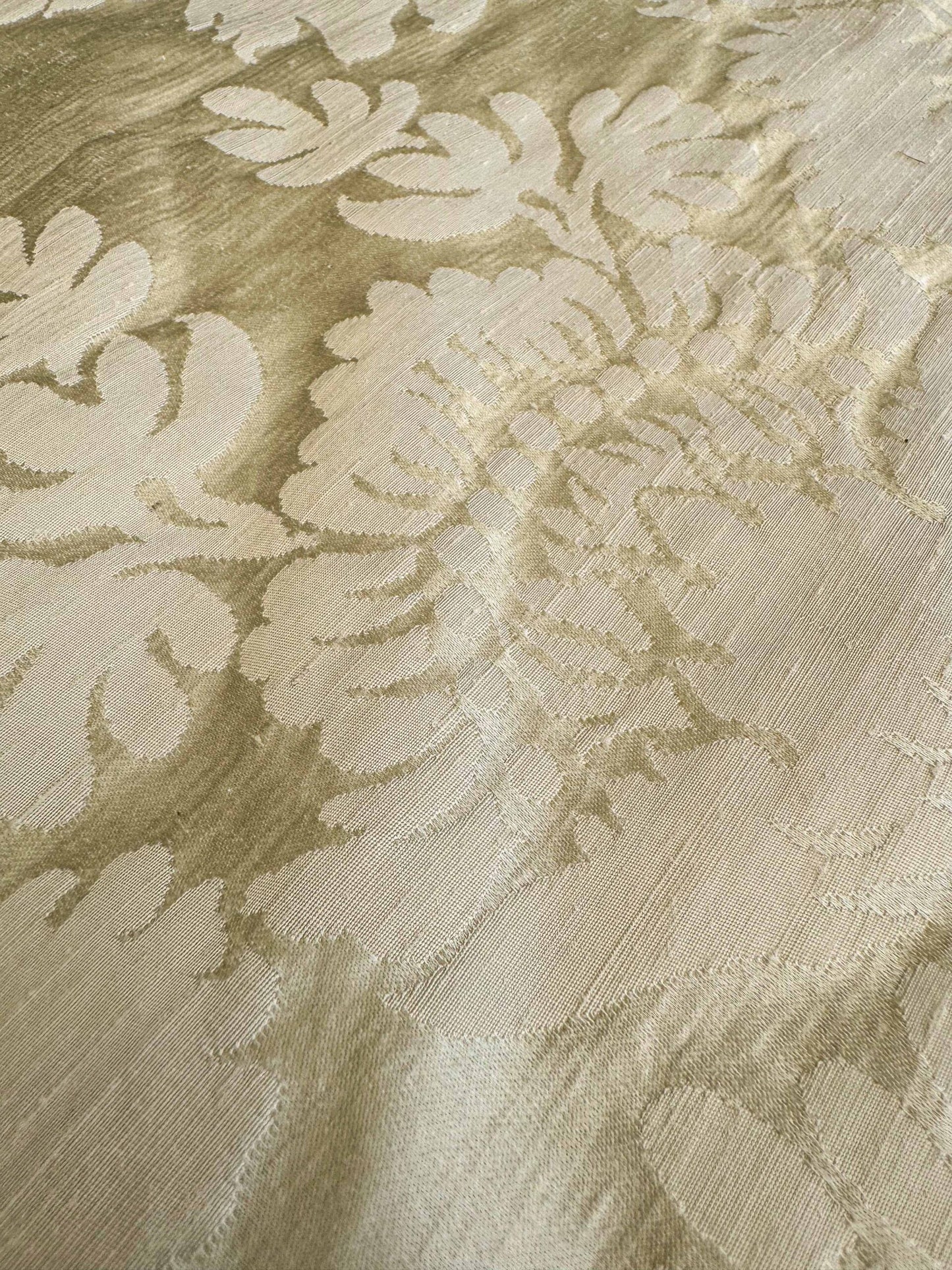 by yard Scalamandre Beige Damask French Court Silk Renaissance